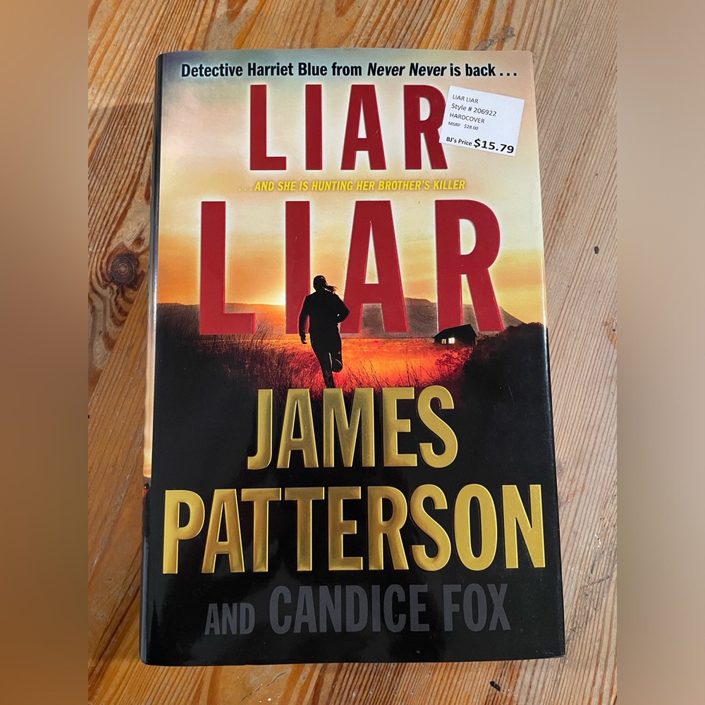 James Patterson Liar Liar Hard Cover Book